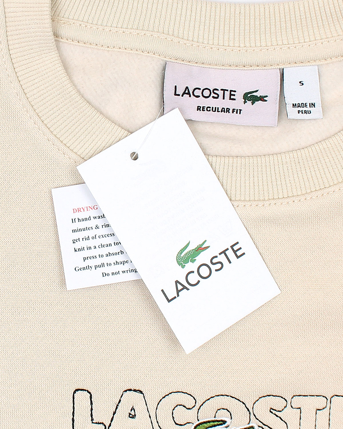 Exclusive L-C-S-T Mens Mone Sweat - Off White