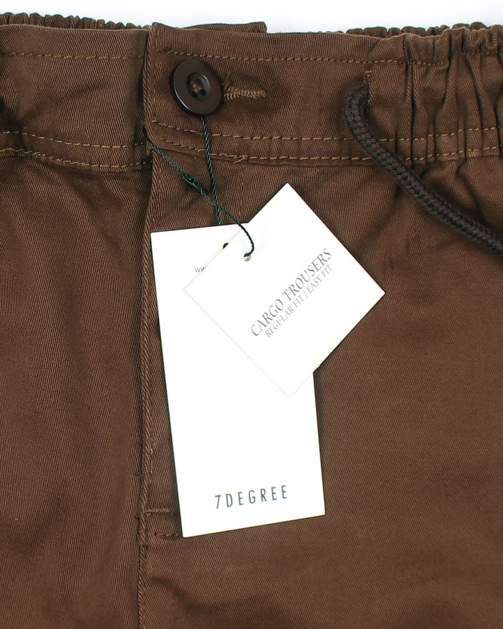 Exclusive Cotton Cargo Trouser - Choc Brown