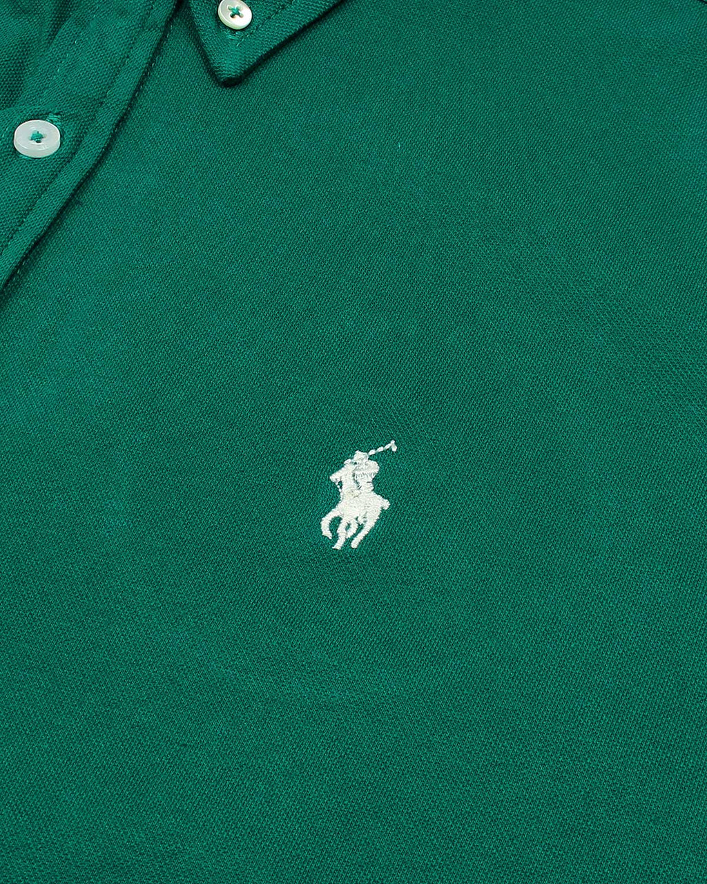 Premium Mesh Pique R/L Men Oxford Shirt - Black