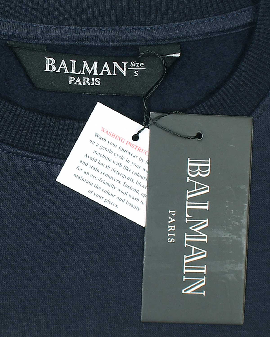 Exclusive B-L-M-N Gold Mens Sweat - Navy Blue