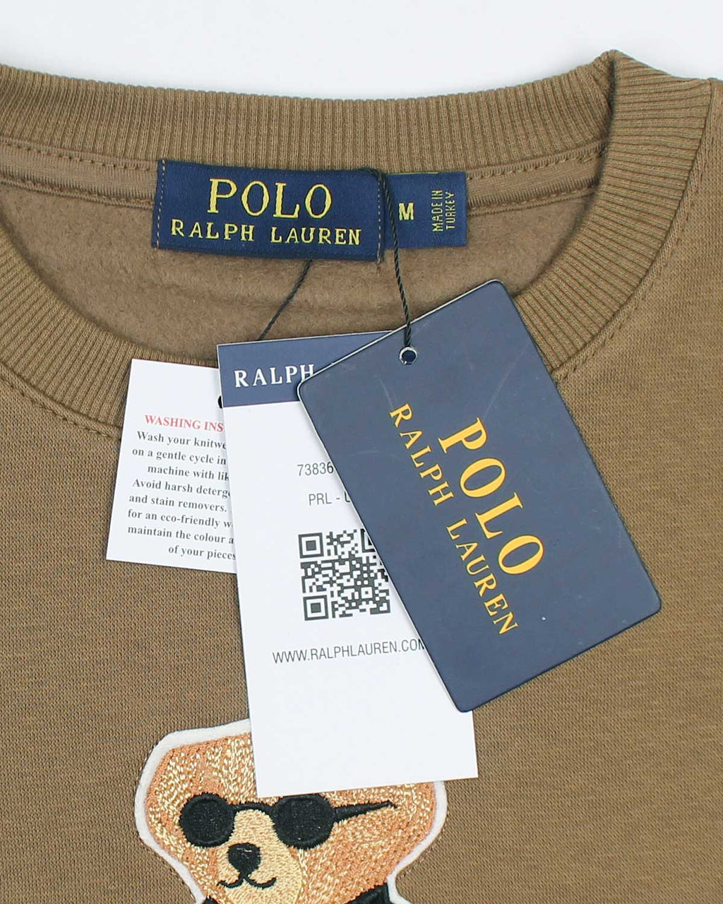 Exclusive Mens Bear Sweat - Brown