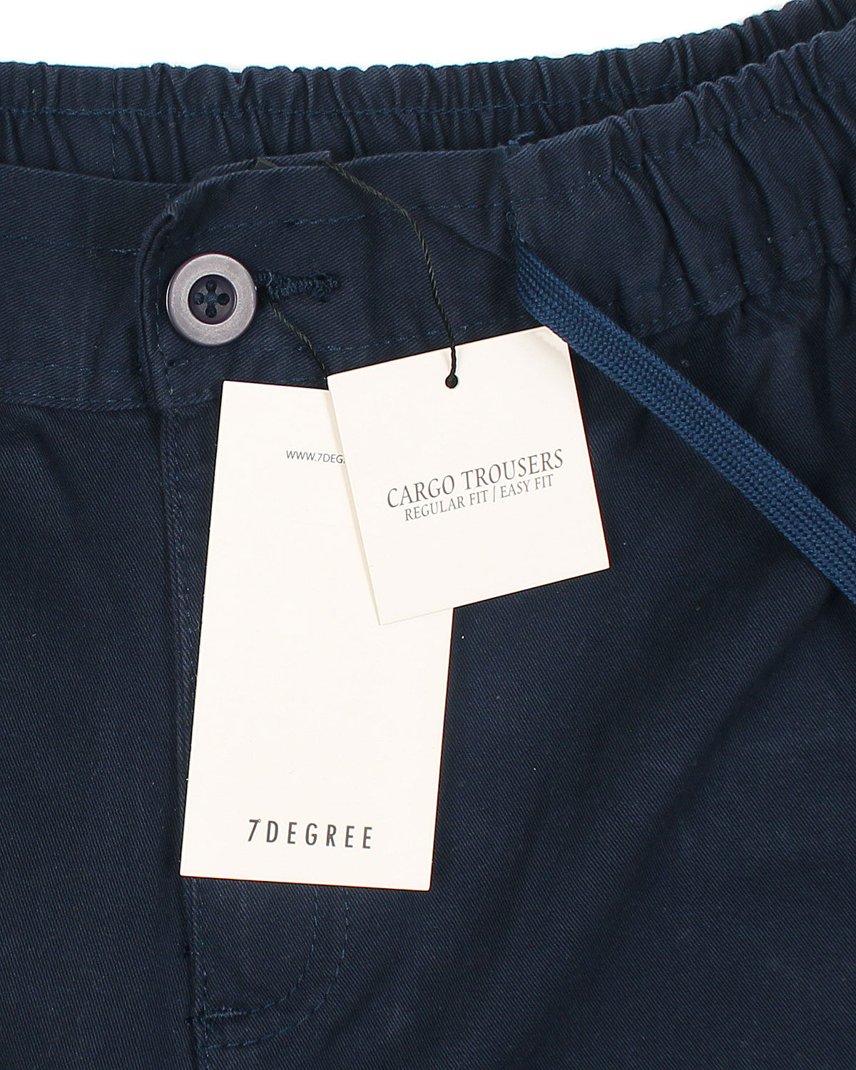 Exclusive Cotton Cargo Trouser - Navy Blue