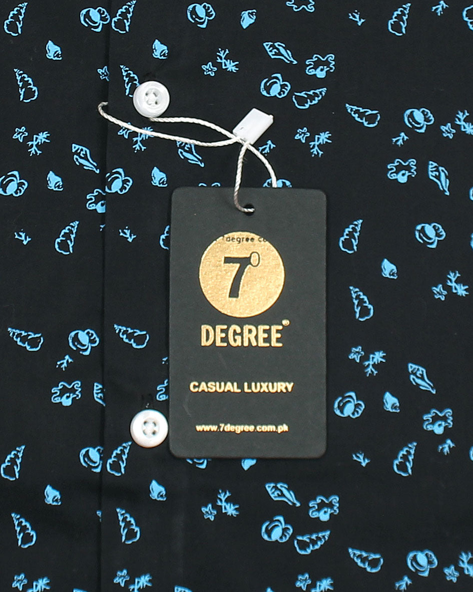 Kids Multi Printed Shirt - Black