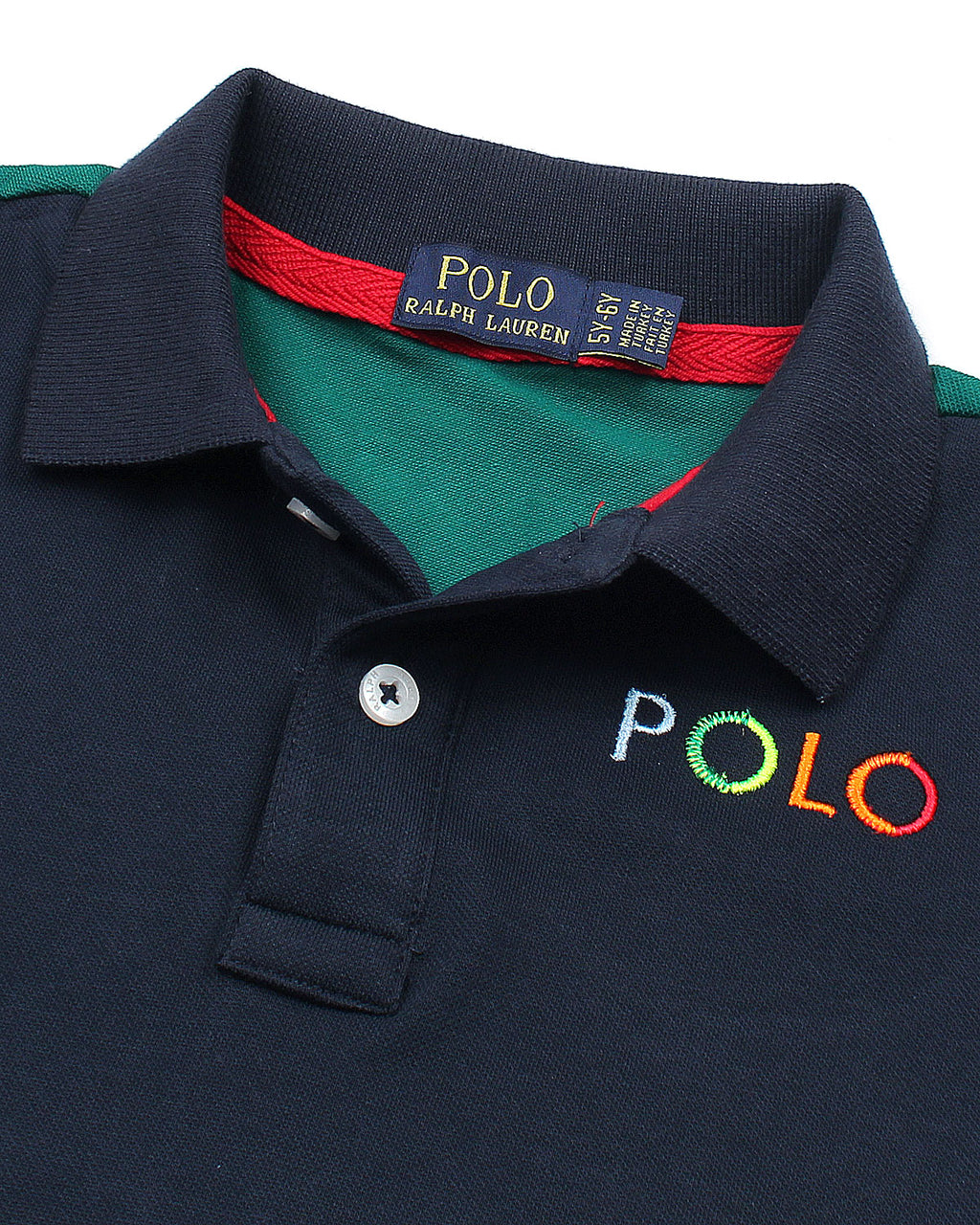 Premium Kids Coloured Polo - Navy Blue