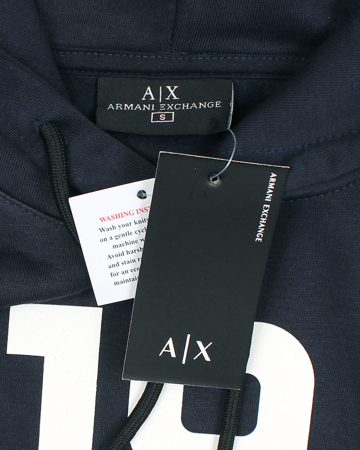 Premium A-X No Men Hoodie - Navy Blue