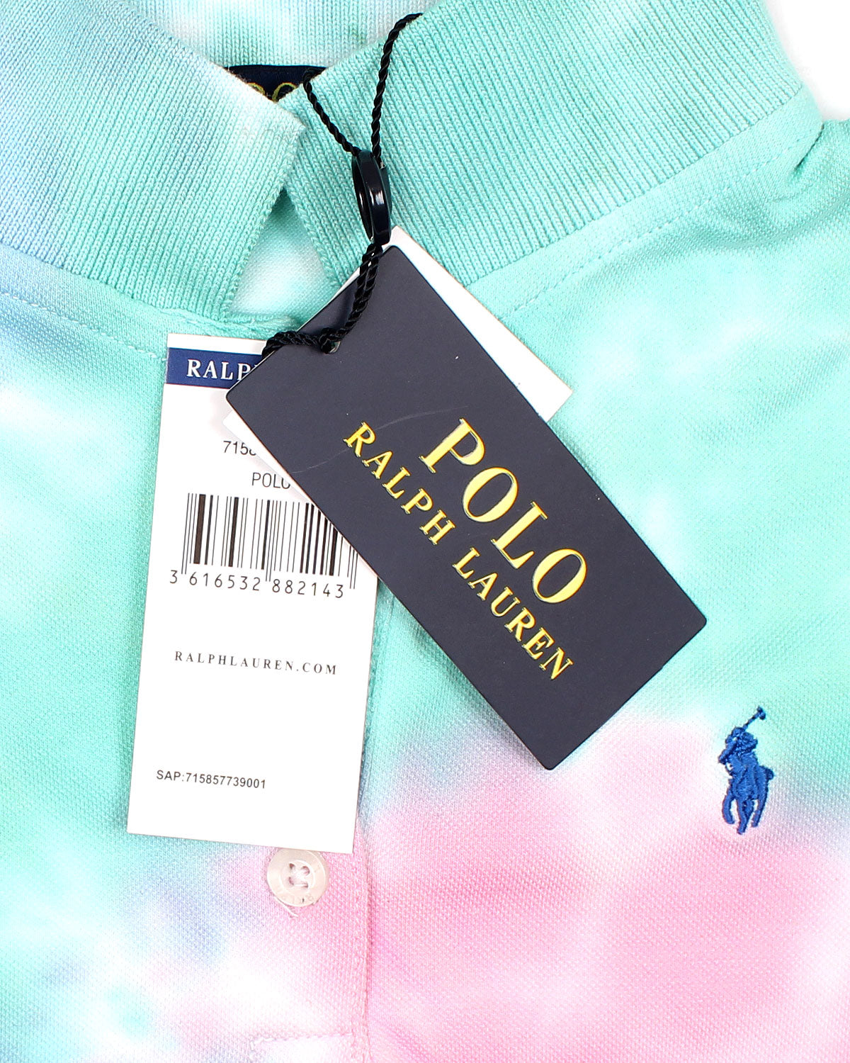 Premium Baby Girl R-L Polo Dress - Tip & Dye