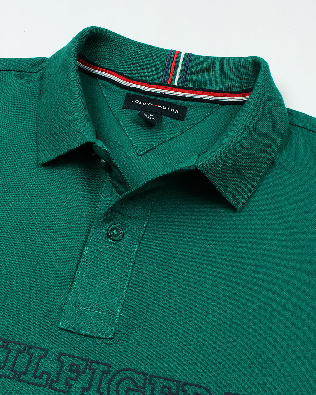Exclusive Hilfiger Stripe Polo - Green