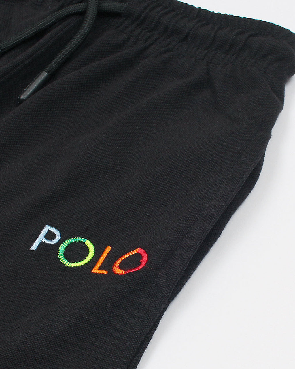 Iconic Summer Polo Kids Pique Trouser - Black