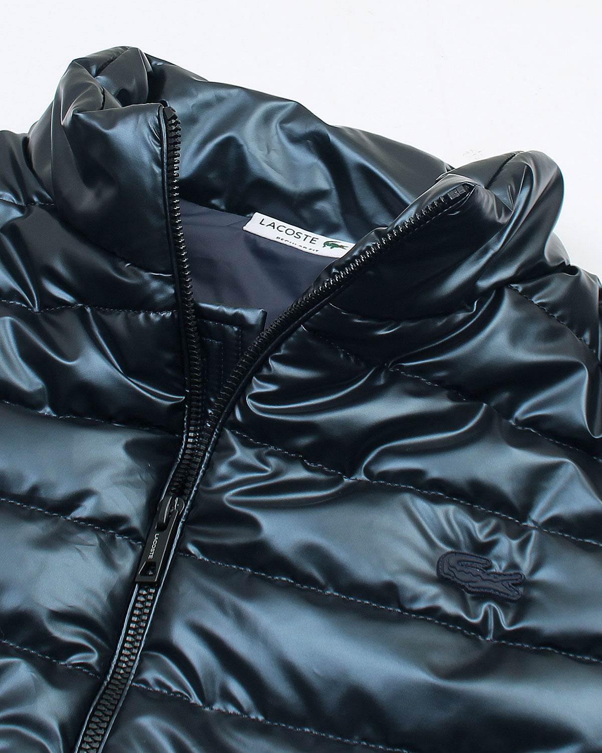 Premium Mens Quilted Nylon L-C-O-S-T Gillet - Black