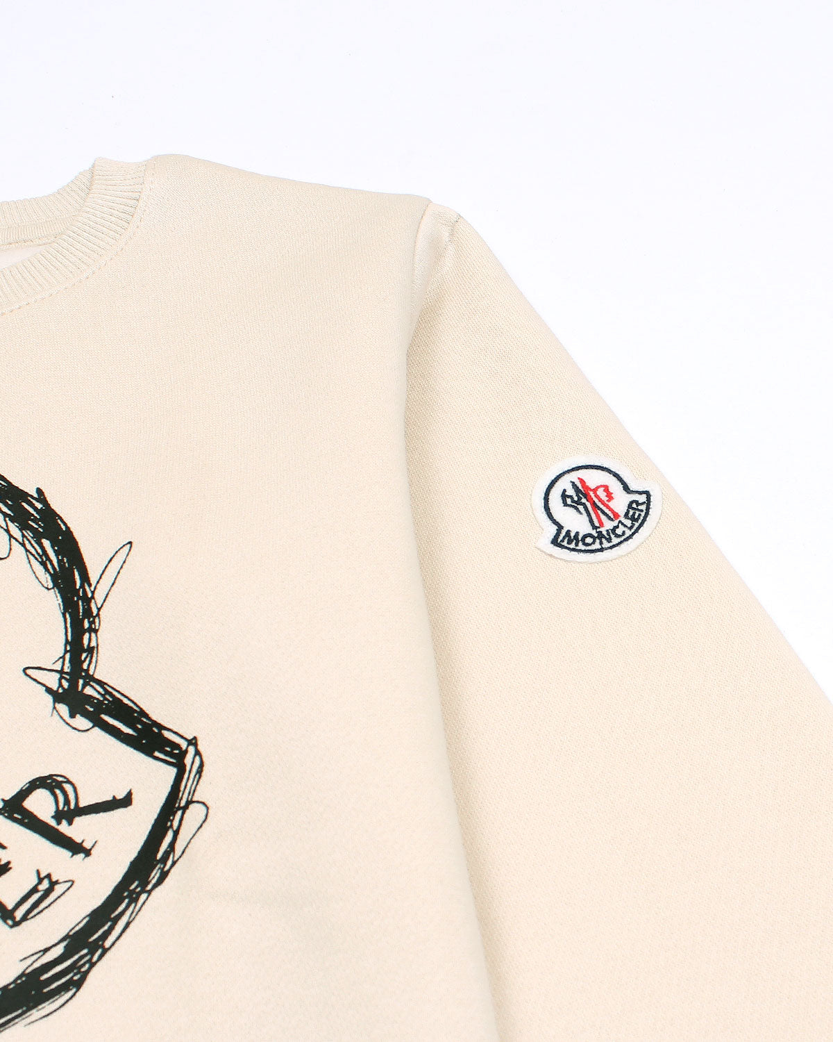 Mon. Kids Batch Sweatshirt - Off White