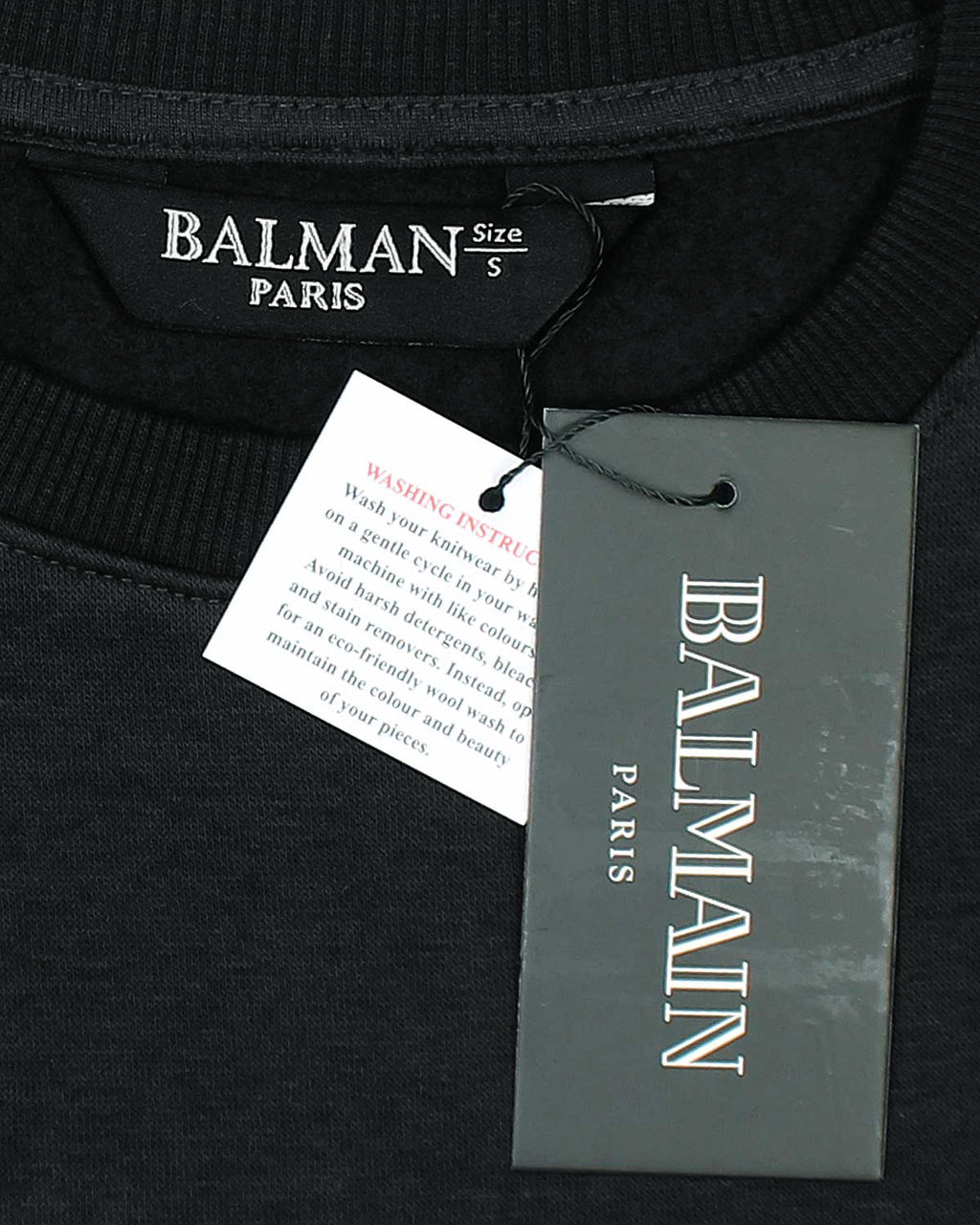 Exclusive B-L-M-N Gold Mens Sweat - Black