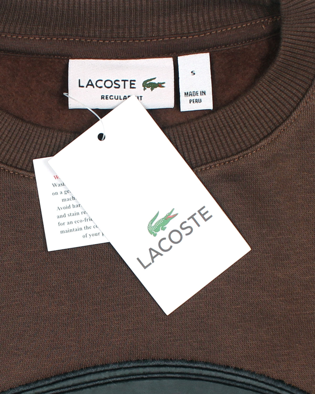 Premium Loc. Leather Men Sweat - Brown