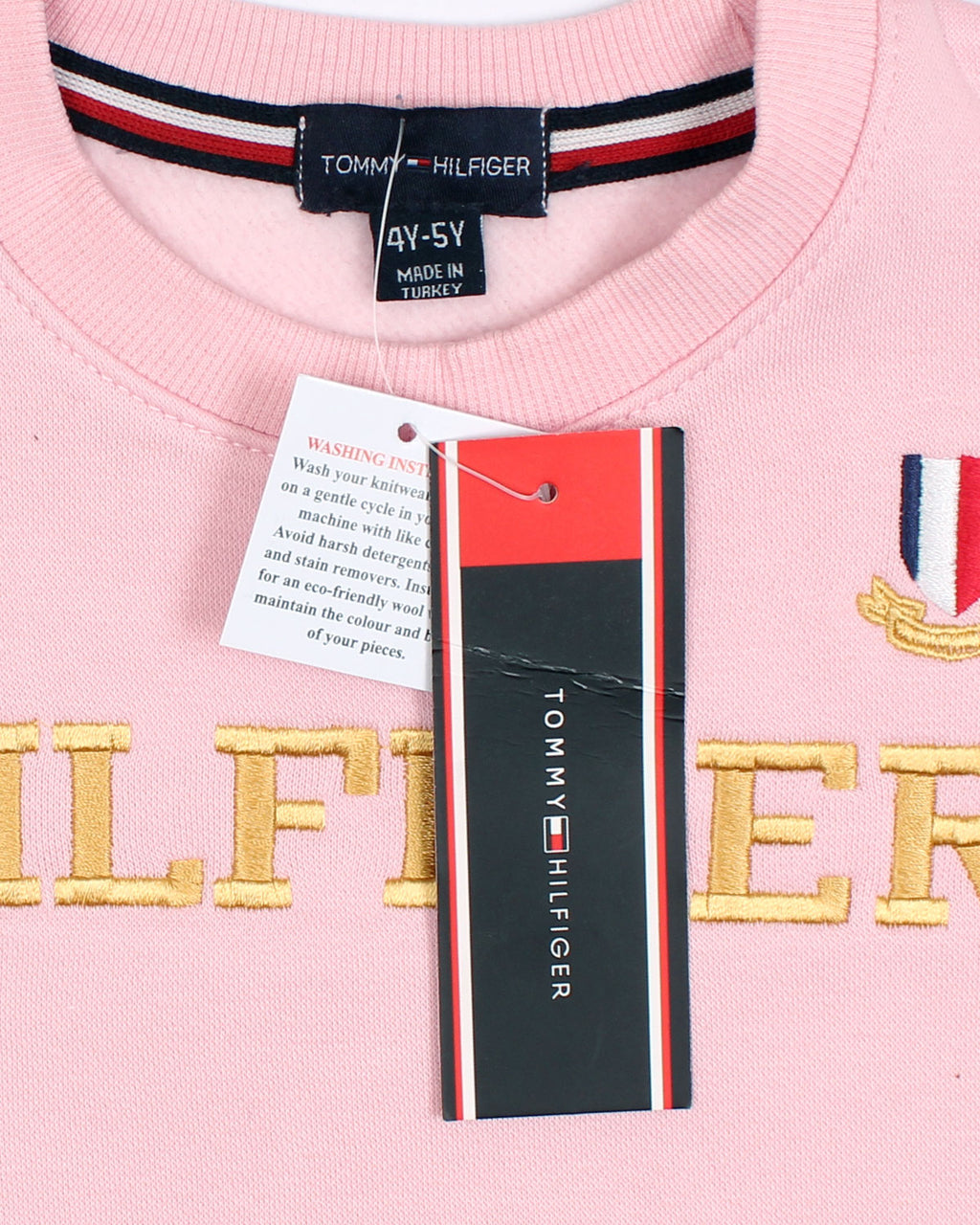 Tommy Kids Logo Tracksuit Set – Pink