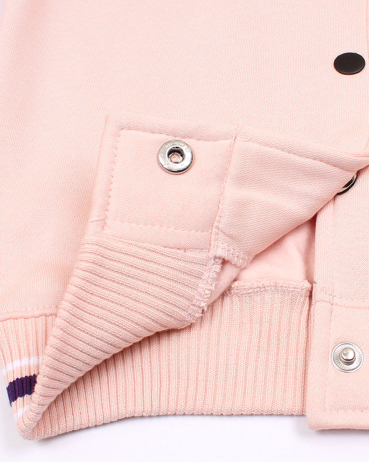 Kids Classic Baseball Jacket - Pink