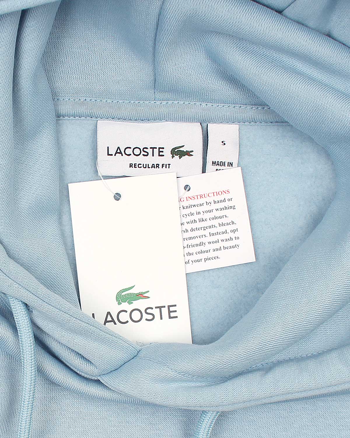 Exclusive L-S-C-T Embossed Mens Hoddie - Sky Blue