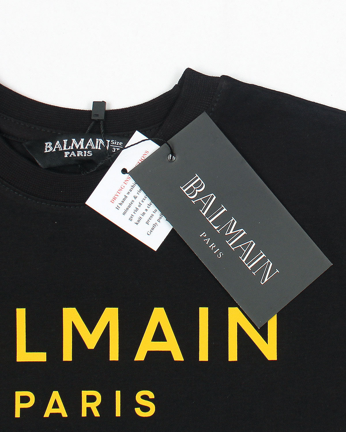 Exclusive Kids Bal. Down Shoulder Tee - Black