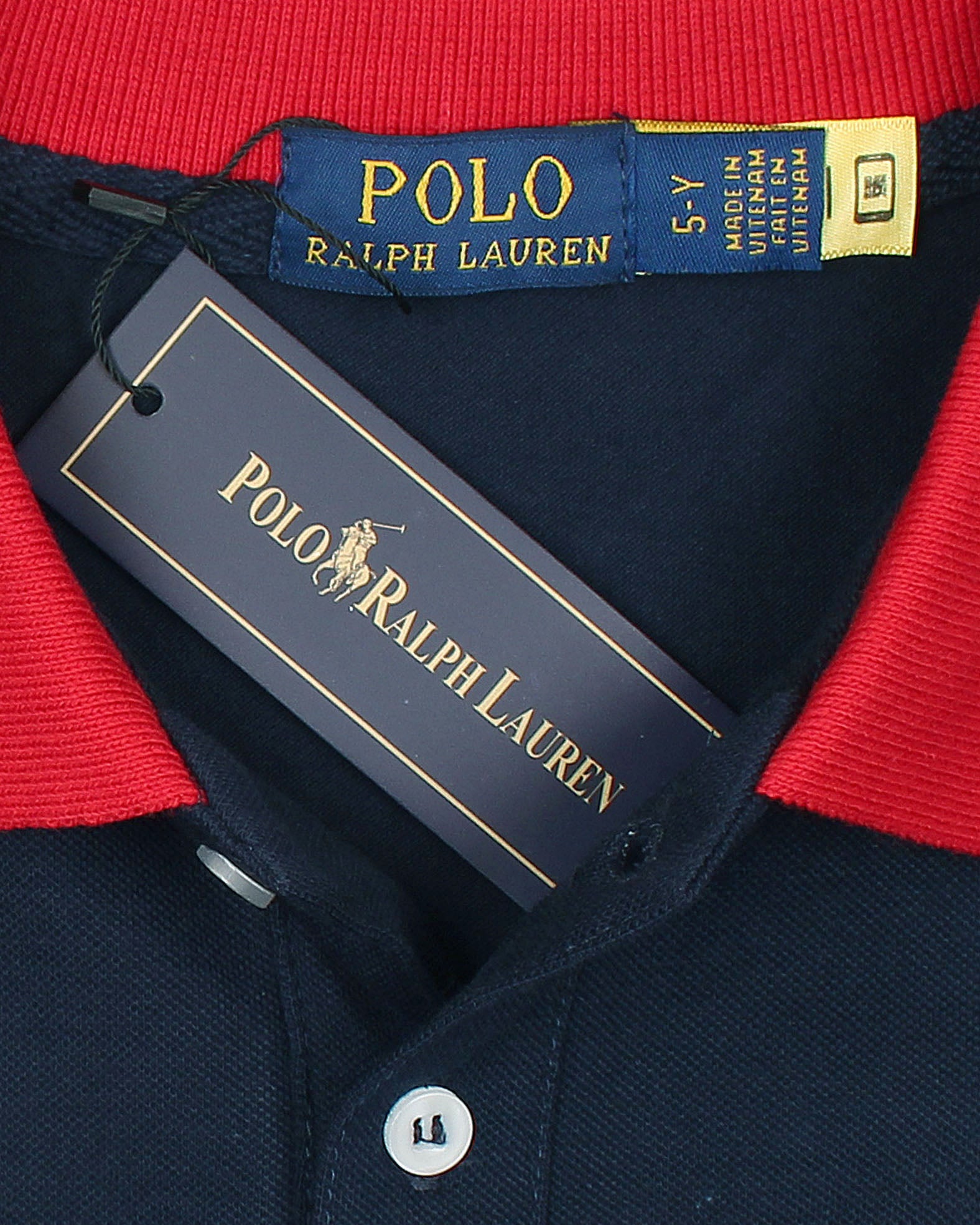 Exclusive Color Block Kids Polo Shirt - R-N