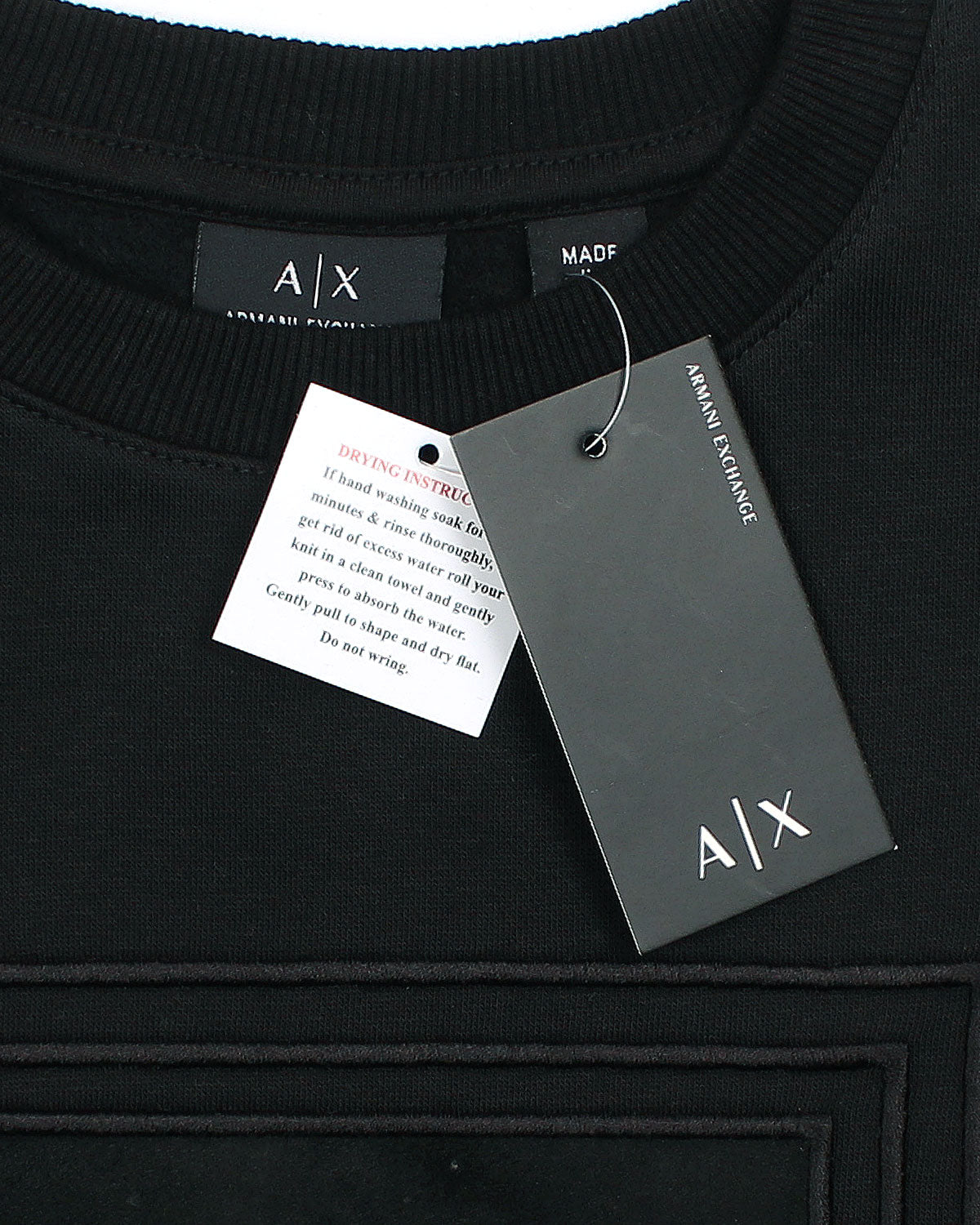 Exclusive A=X Men's Sweat Batch - Black