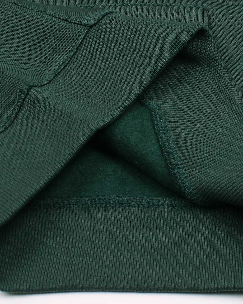 Kids Floral Embroidered Hoodie - Green