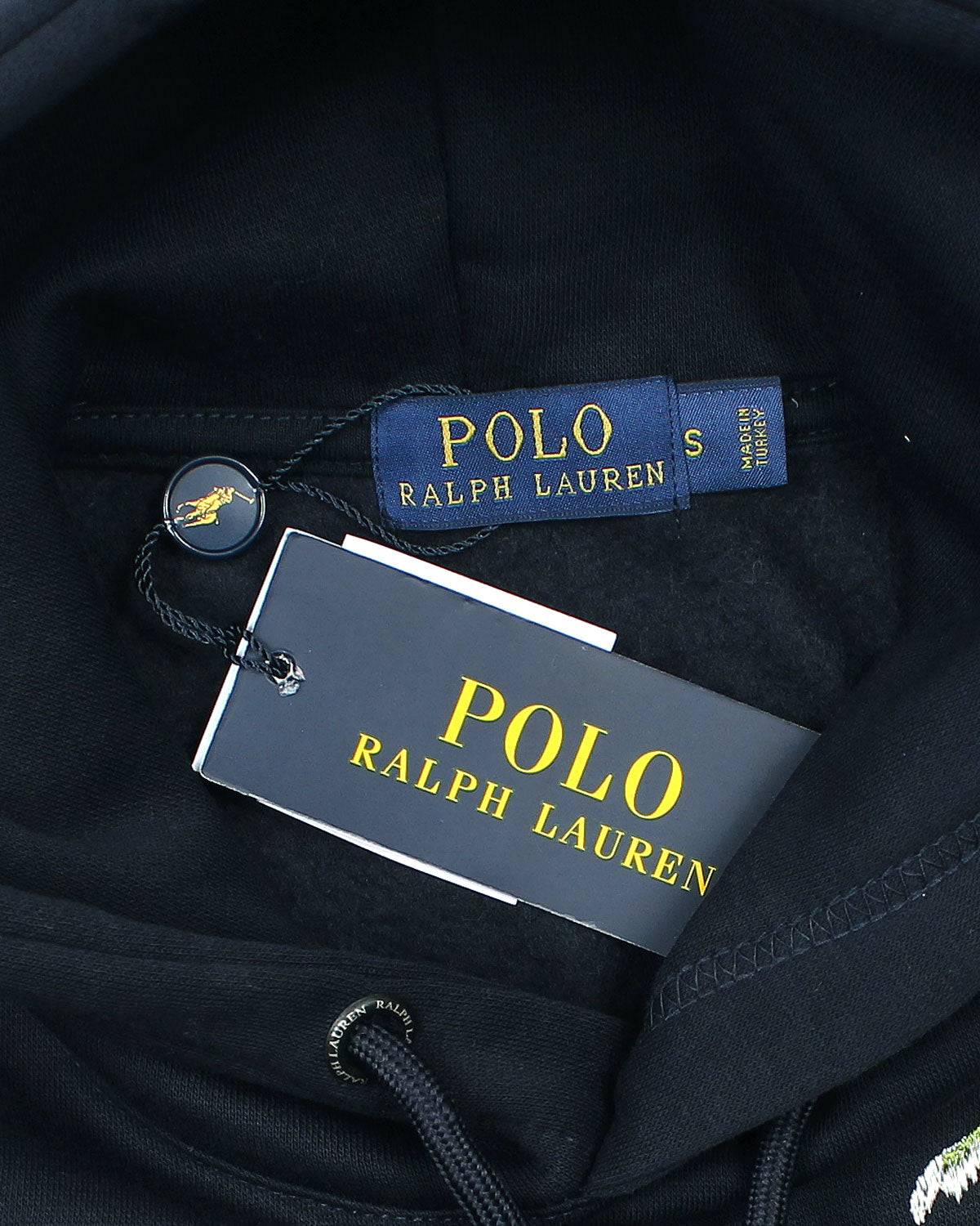 Men's Oversized Palm Hoddie - Navy Blue