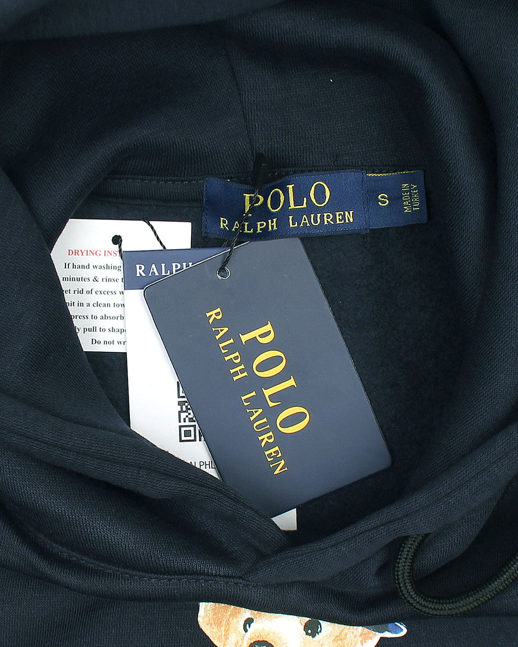 Iconic Bear Mens R-L Hoddie - Navy Blue