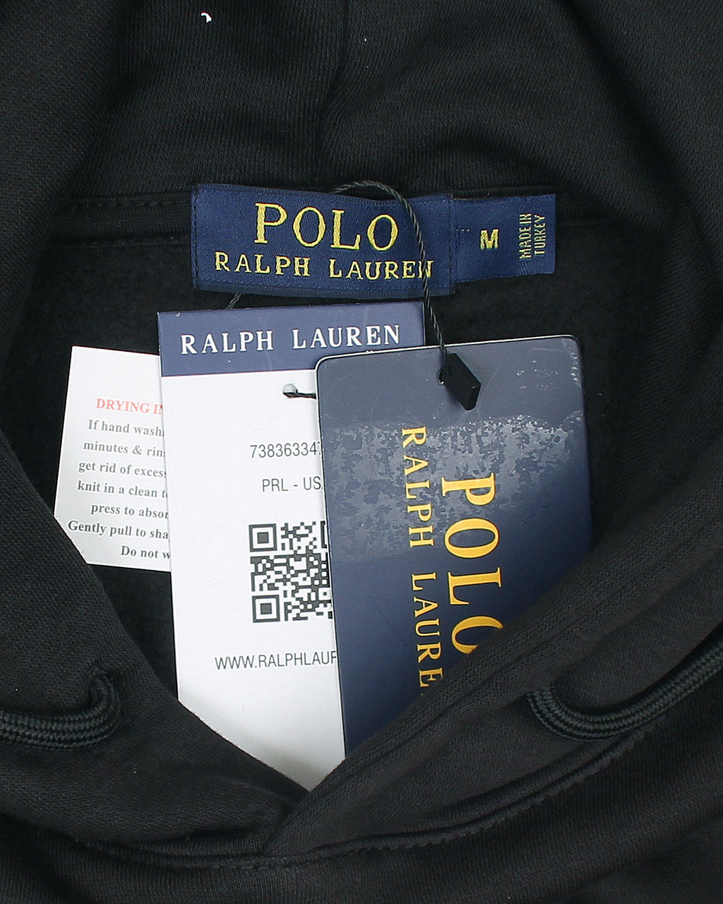 Iconic Bear Mens R-L Hoddie - Navy Blue