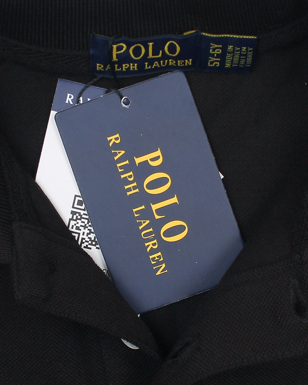 Iconic R/L Kids Pony Polo - Black