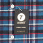 Kids Woven Checkered Shirt - Blue