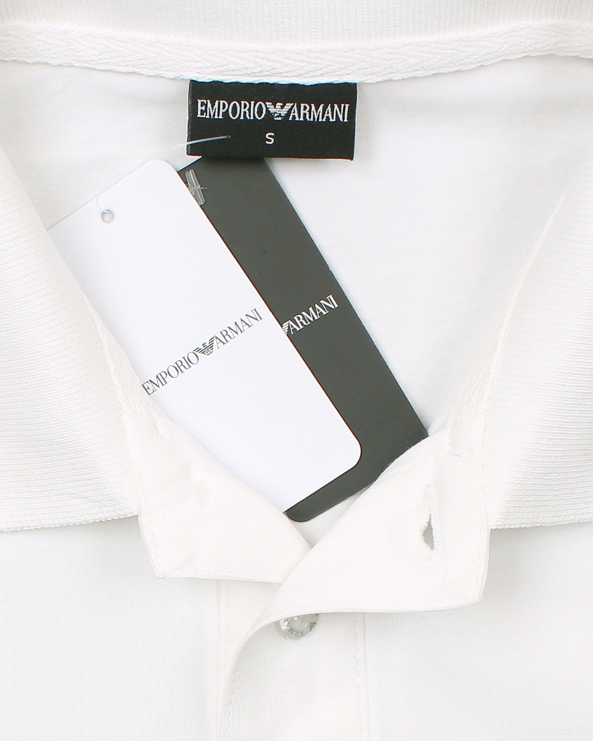 Men's EA. Collar Polo Shirt - White