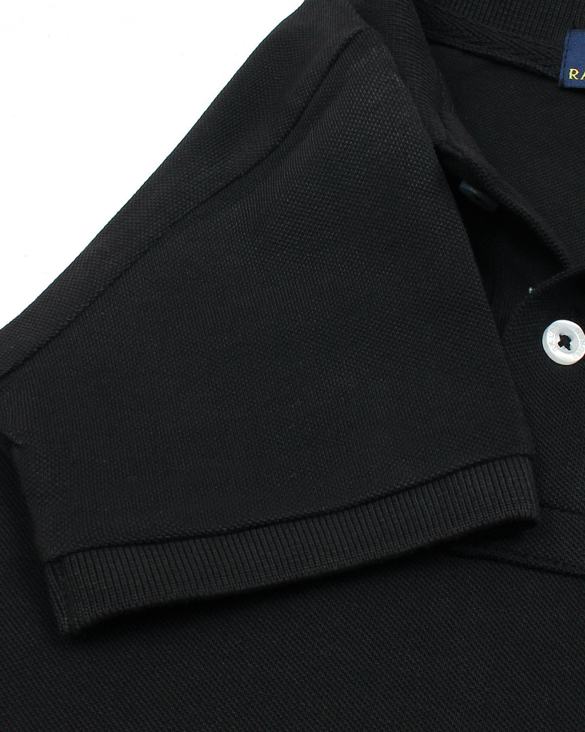 Iconic Kids R/L Basic Polo - Black