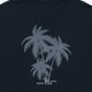 A-X Men's Oversized Logo Embroidered T-Shirt –  Navy Blue