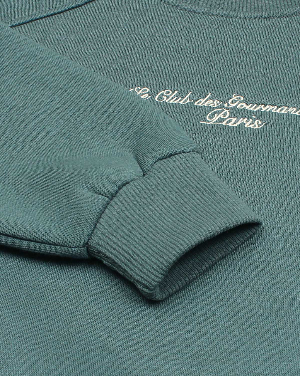 Premium Fleece Kids Tracksuit - Greenish