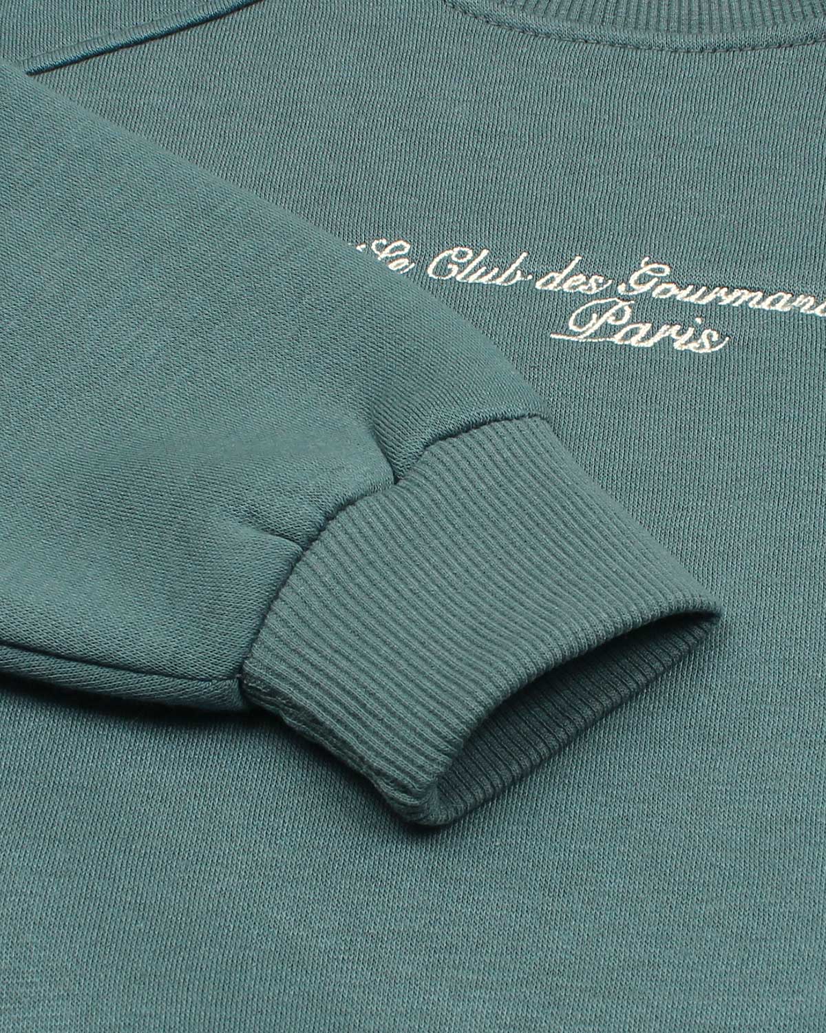 Premium Fleece Kids Tracksuit - Greenish