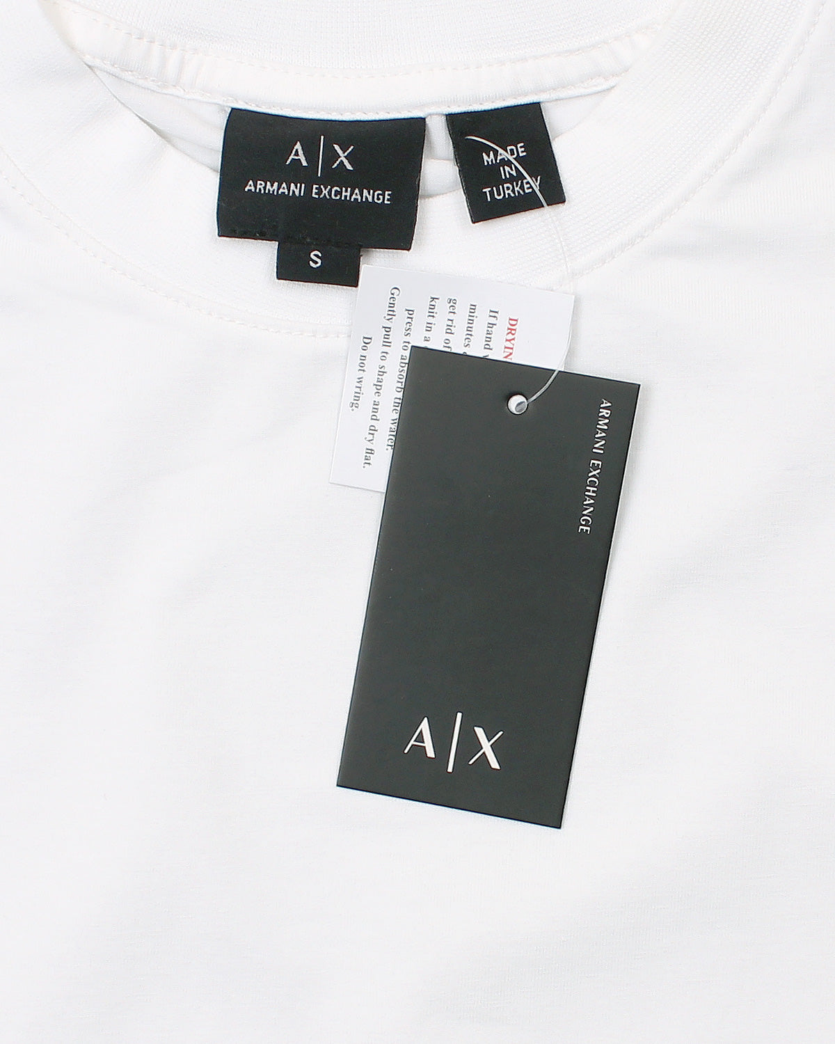 Men's A-X Side Graphic T Shirt - White