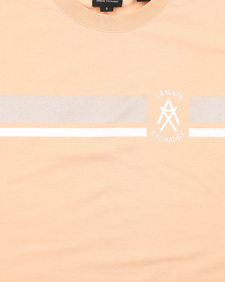Men's A-X Iconic T Shirt - Peach