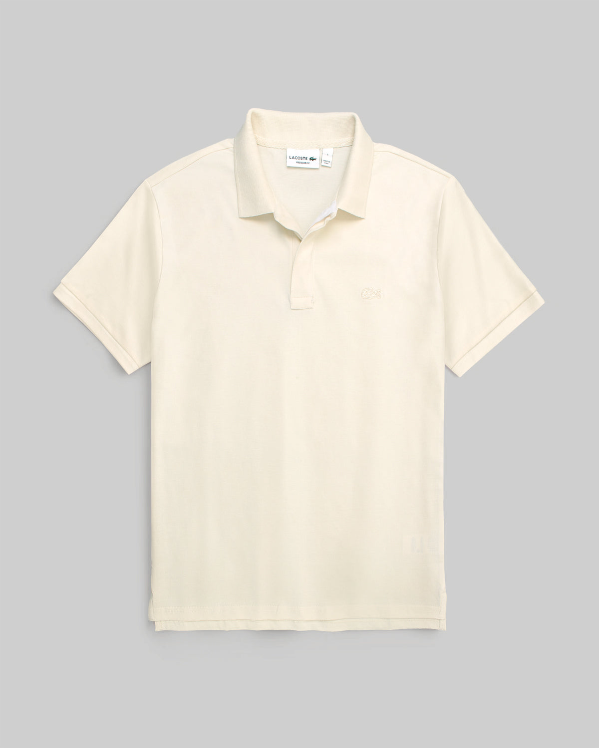 Premium Men's Lac. Classic Polo Shirt - Off White
