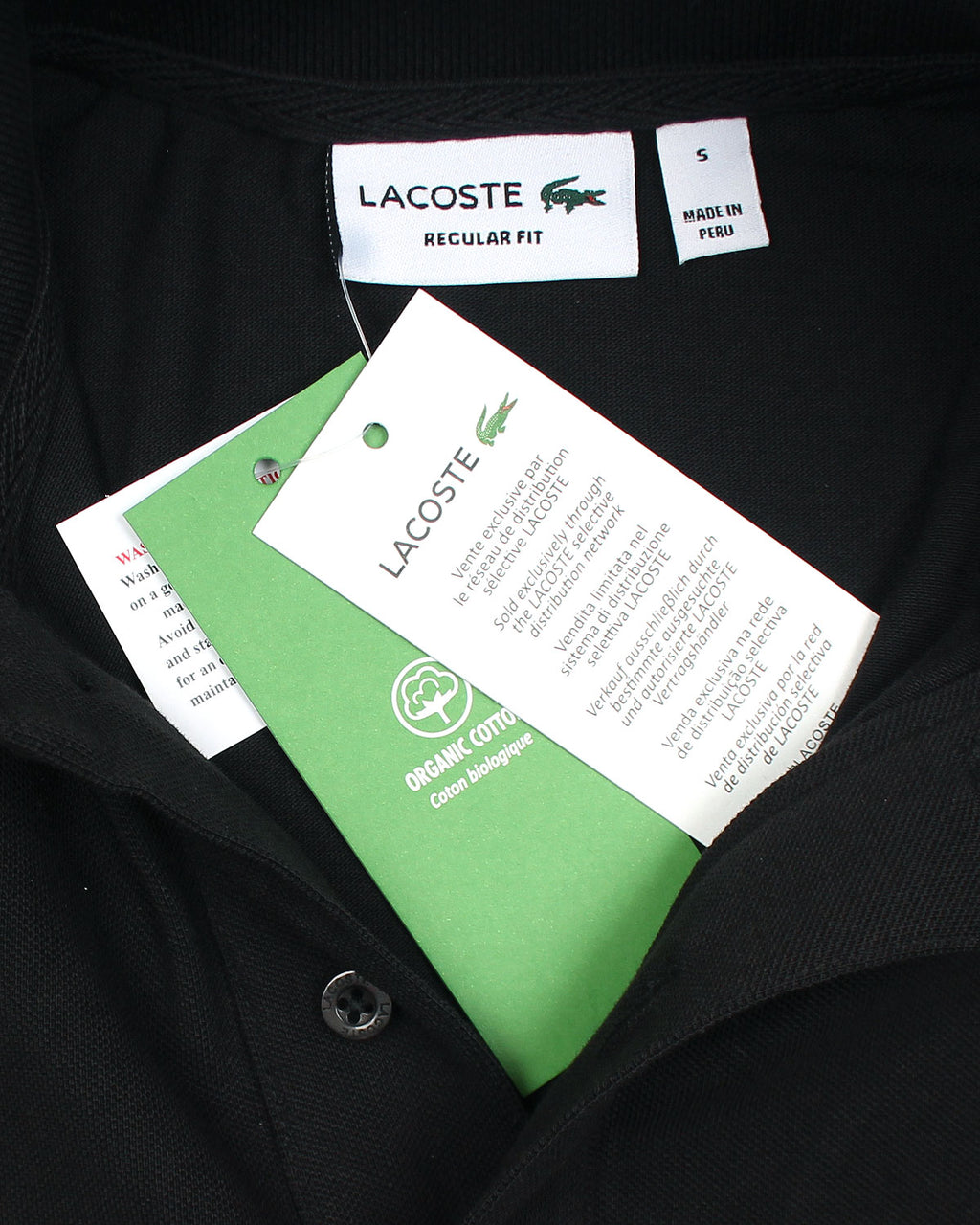 Premium Mesh L/C Men Polo Shirt - Black