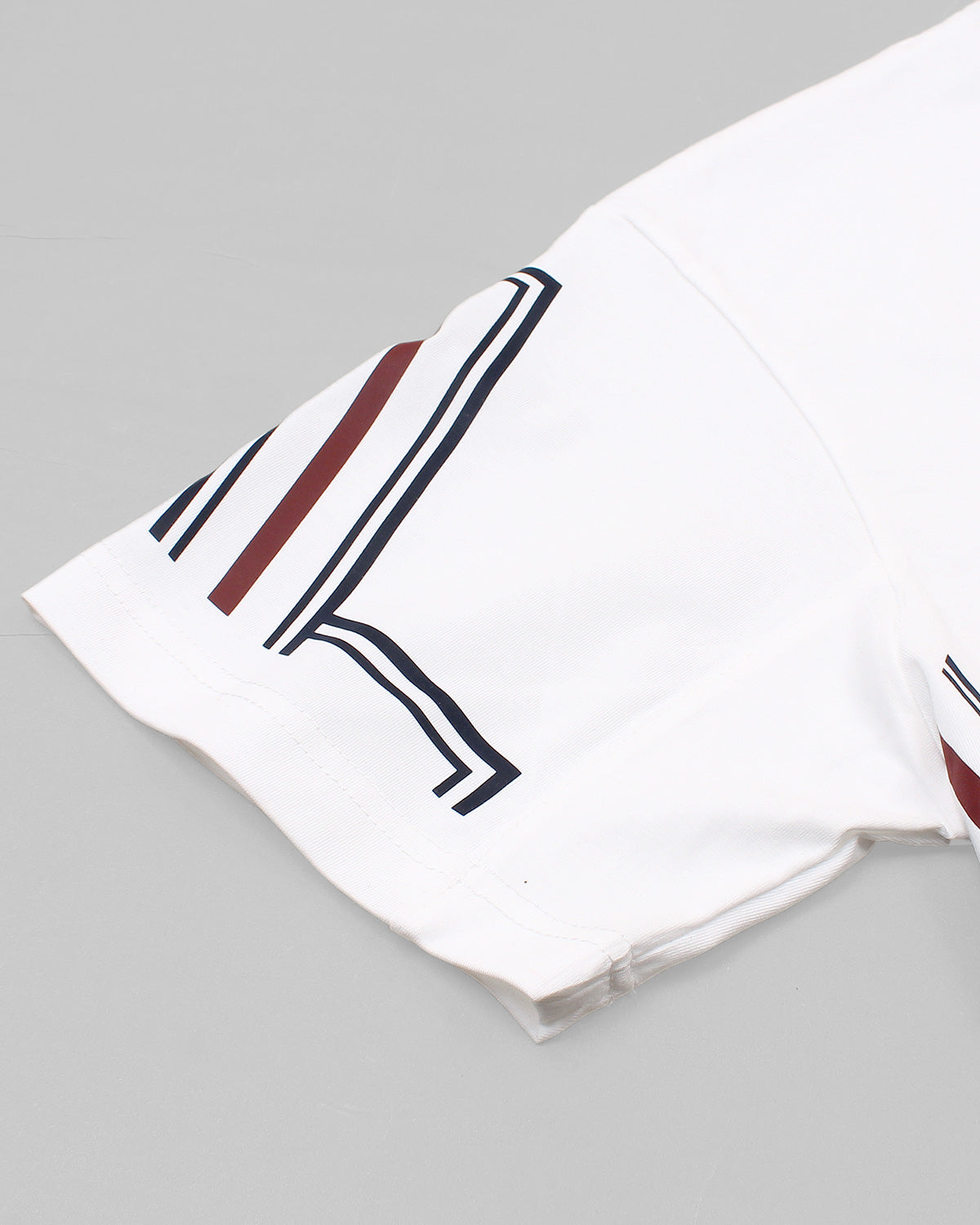 Men's A-X Side Graphic T Shirt - White