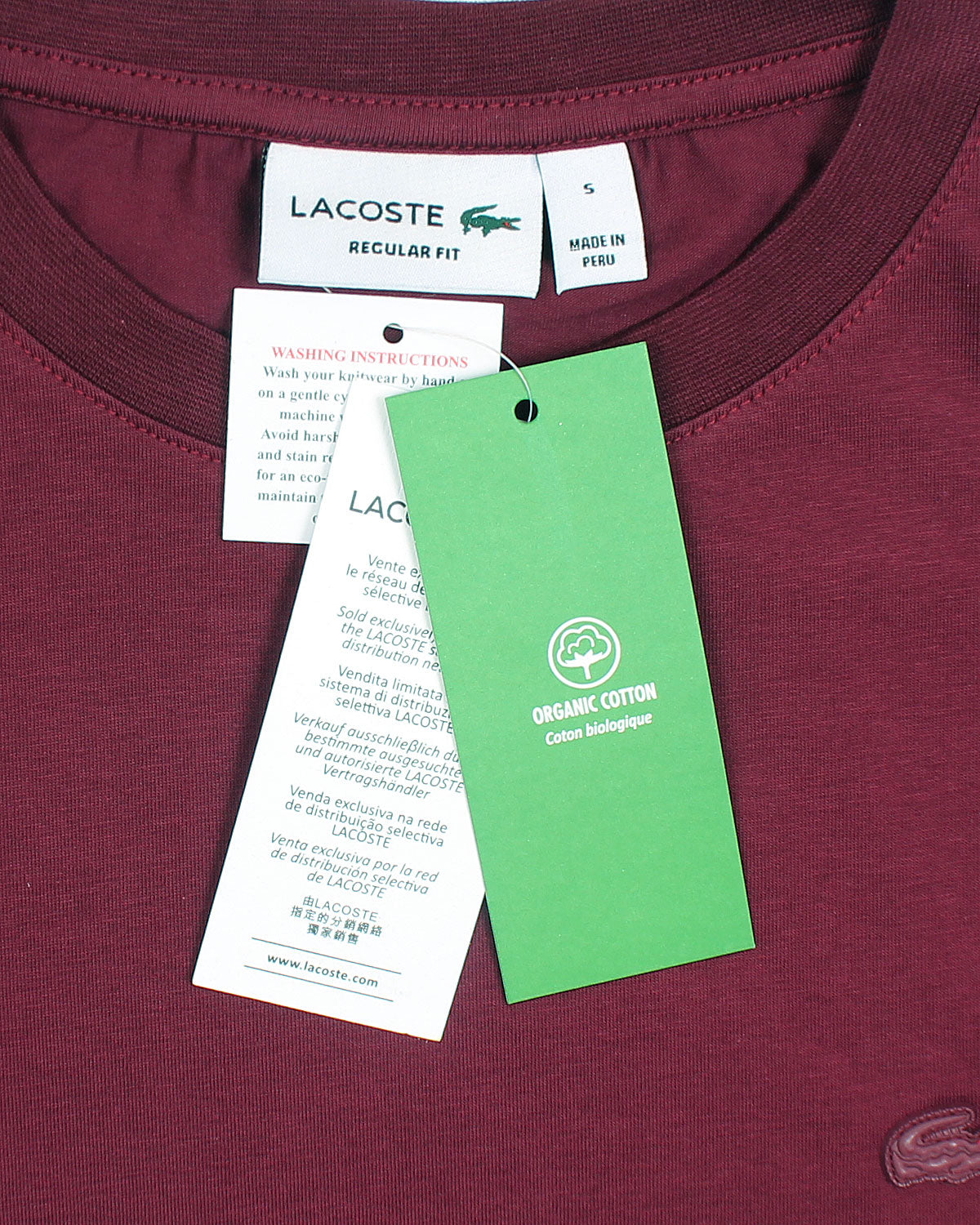 Iconic L-C-O-T Basic Men Tee - Maroon