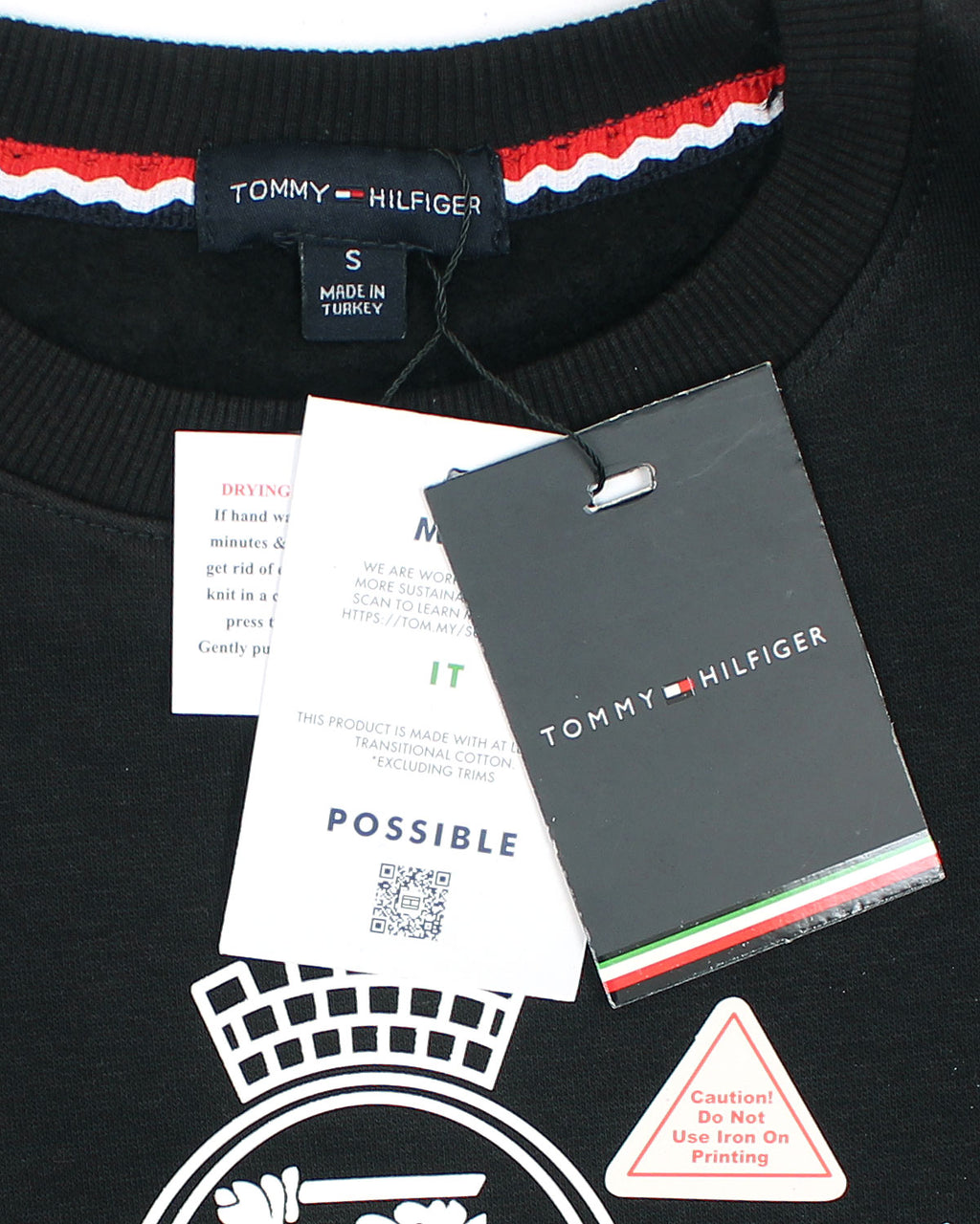 Premium TM Flag Men's Sweatshirt - Black