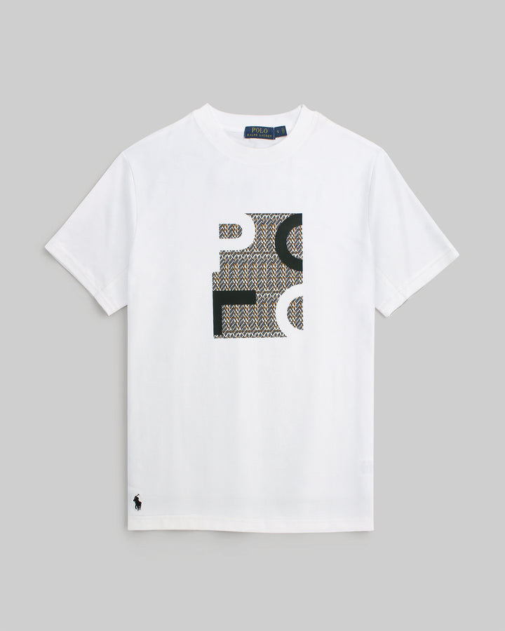 Men's Graphitic R-L Oversize T Shirt - White