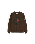 Mon. Kids Batch Sweatshirt - Brown