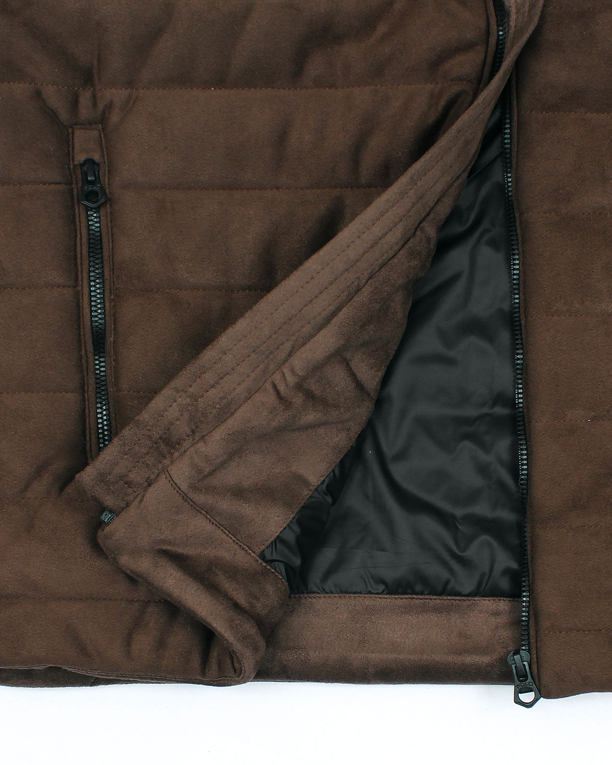 Men's Premium Suede Gillet - Brown
