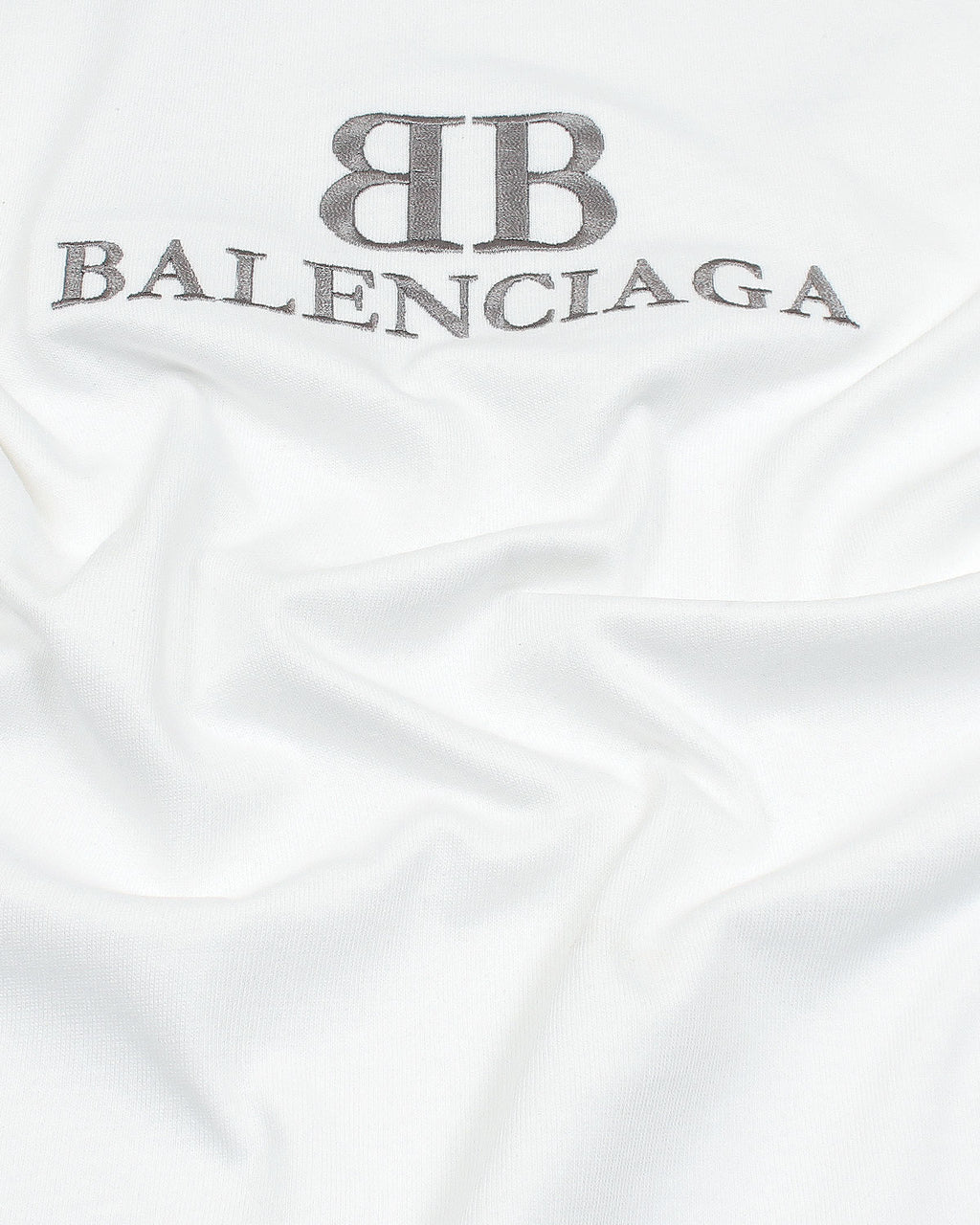 Balen. Oversized Motive Men Tee Shirt - White