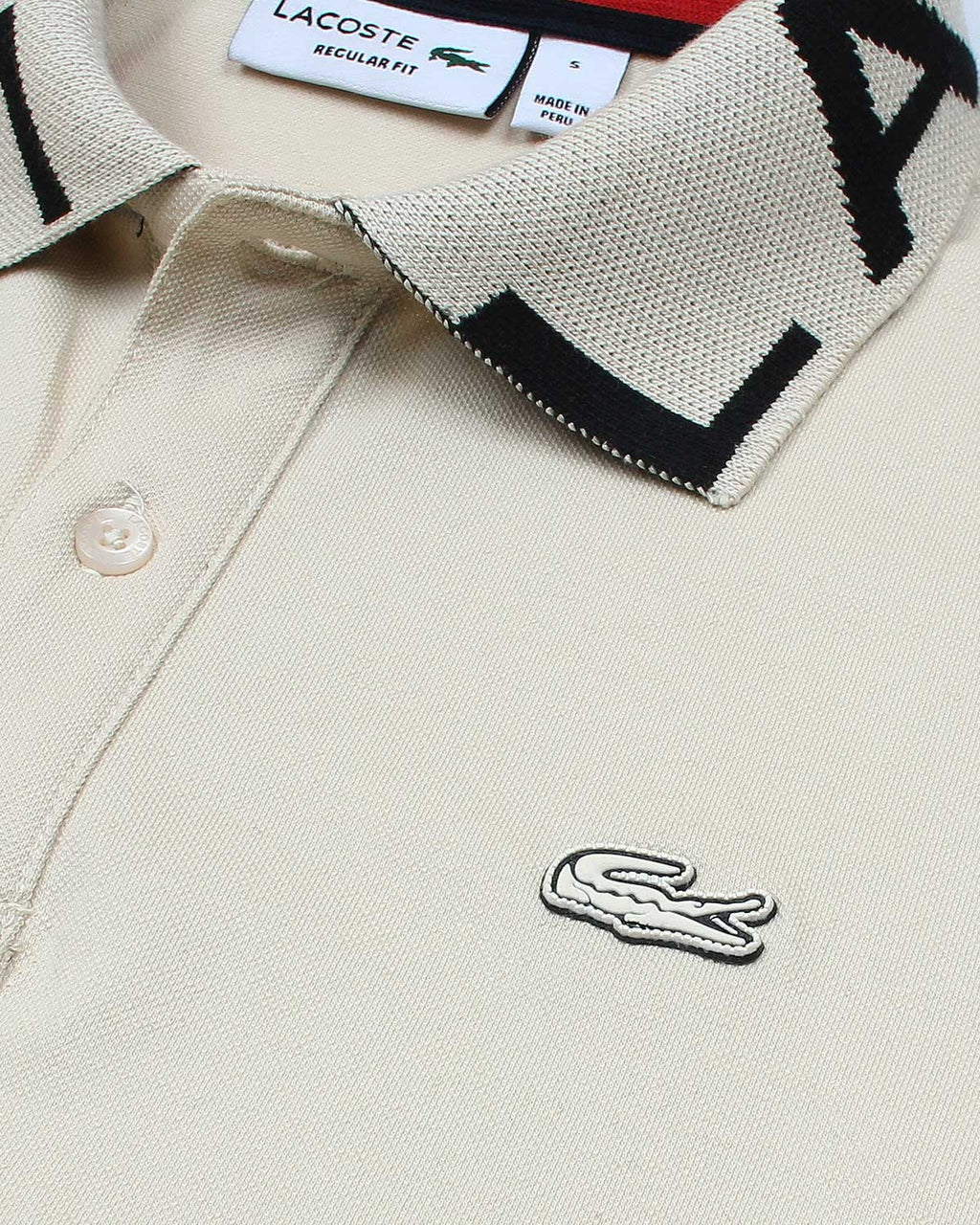 Exclusive L-O-C-T Collar D. Men Polo - Off White