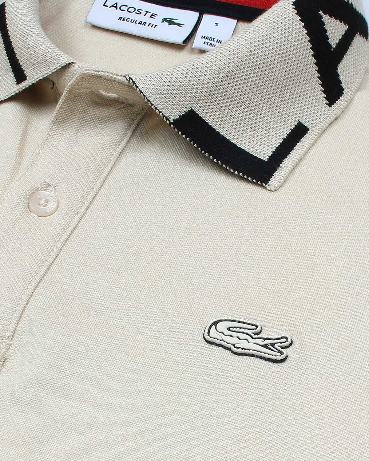 Exclusive L-O-C-T Collar D. Men Polo - Off White