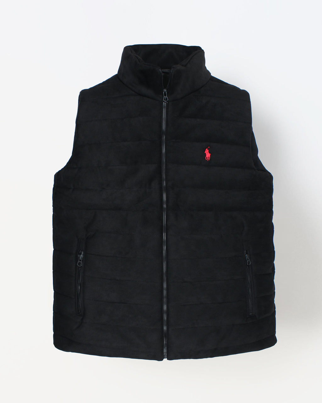 Men's Premium Suede Gillet - Black