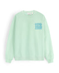 Loc. Logo Crew Neck Men's Sweat - Mint Green