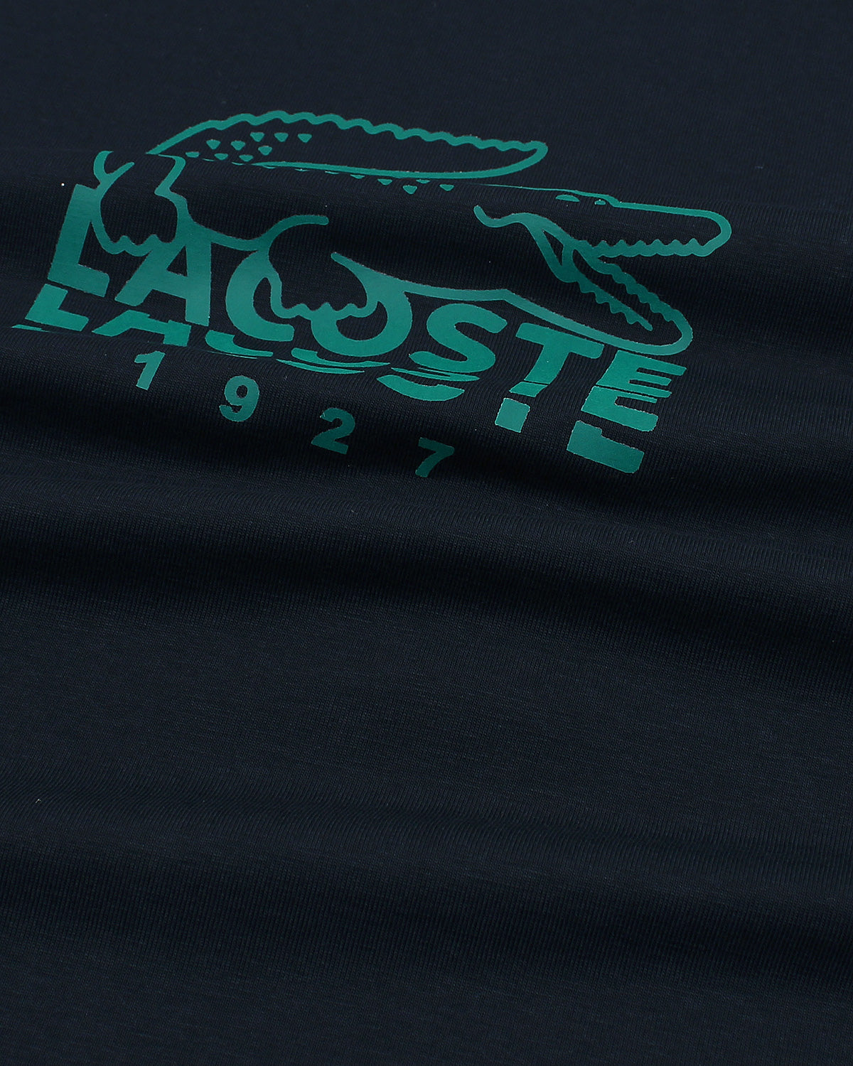 Lac. Men's Oversized Graphic Logo T-Shirt – Navy Blue