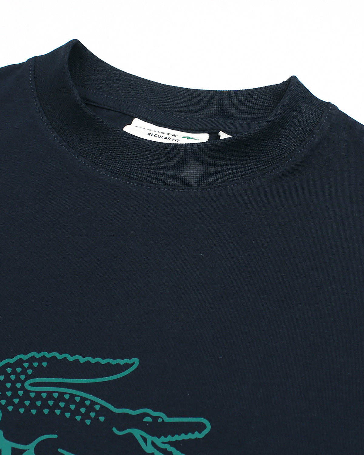 Lac. Men's Oversized Graphic Logo T-Shirt – Navy Blue